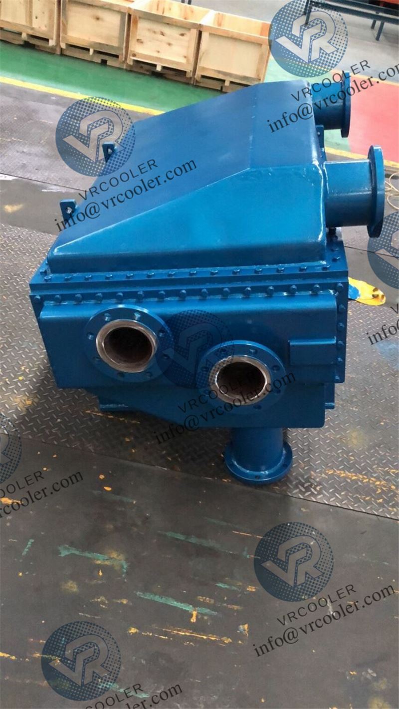 charge air cooler for a marine 1600KW mitsubishi diesel generator.1 charge air cooler for a marine 1600KW mitsubishi diesel generator.1
