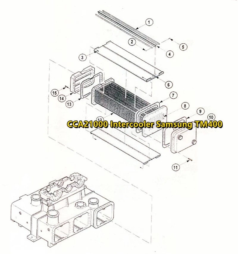 CCA21000 Intercooler Samsung TM400